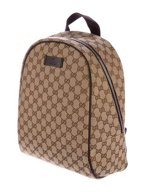 brown gucci backpack|authentic gucci backpack.